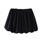 Saia Mini Balão De Cintura Alta Para Mulheres, Moda Casual Y2K, Saia Curta Chic Para Mulheres