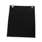 Saia Mini Preta De Cintura Alta Para Mulheres, Primavera Verão, Slim Fit, Elástica, Para Trabalho