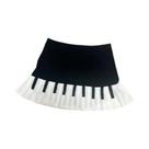 Saia Mini Slim Fit Em Preto E Branco Estilo Y2K Para Mulheres, Moda De Primavera Estilo Harajuku Com