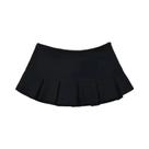 Saia Mini Y2K Cinza Claro Para Mulheres, Cintura Baixa, Plissada, Vintage, Estilo A-line, Casual De