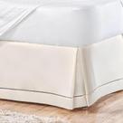 Saia p/ Cama Box King Probox Ponto Palito Lavive - Palha - Saia p/ Cama Box King Probox Ponto Palito Lavive - Palha -