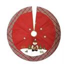 Saia para arvore de natal boneco c/ 3 arvores 110cm - 1 unid