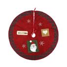 Saia Para Árvore De Natal De 62CM Com Desenhos Animados, Decorações De Feliz Natal Para Casa,
