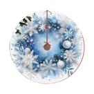 Saia Para Árvore De Natal Floco De Neve Azul VIKAMA Decorações Festivas Para Interiores E Exteriores