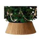 Saia Para Árvore De Natal Rústica De 28 Polegadas Em Vime, Capa Para Base De Suporte, Decoração Saia Para Árvore De Natal Rústica De 28 Polegadas Em Vime, Capa Para Base De Suporte, Decoração