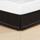 Saia para Cama Box Baú King Size Preto - Lucas valle
