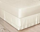 Saia Para Cama Box Casal Ponto Palito 180 Fios Várias Cores Branco, Palha, Caqui Saia Para Cama Box Casal Ponto Palito 180 Fios Várias Cores Branco, Palha, Caqui