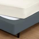 Saia Para Cama Box Fit King Em Malha 100%Algodão 190x200x30
