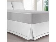 Saia para Cama Box King Size Kacyumara - Suave Ponto Palito