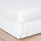 Saia Para Cama Box Queen Ponto Palito 1 Peça Branco