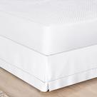 Saia para Cama Box Queen Ponto Palito - Branco