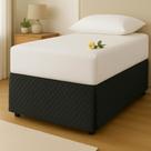 Saia Para Cama Box Solteiro Matelada Microfibra ultrassonico sem elastico Saia Para Cama Box Solteiro Matelada Microfibra ultrassonico sem elastico