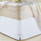 Saia Para Cama Box Solteiro Veneza 1 Peça - Branco Saia Para Cama Box Solteiro Veneza 1 Peça - Branco