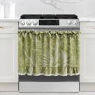 Saia para forno Cyberplex verde floresta em mistura de algodão 77 x 55 cm