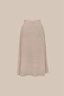 Saia Plissada Midi Tricot Feminina