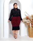 Saia Plus Zise Midi Feminina Evangélica Tubinho com Elastano Estica Cintura Alta Oferta