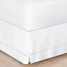 Saia Pra Cama King Size Algodao Em Ponto Palito Percal 180 Fio Luxo