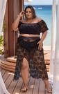 SAIA Saída De Praia PLus Size saia longa arrastão de renda tamanho grande DO 46 ao 60