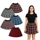 Saia Shorts Festa Junina Adulto Xadrez Luxo