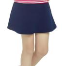 Saia-shorts infantil menina marinho boca grande