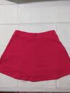Saia-shorts rosa shok em algodão com elastano. Tamanho 10.