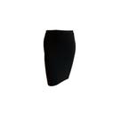 Saia Tecido City Blue Midi Justa Preto