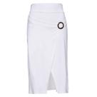 Saia Transpasse E Fivela Off White Saia Transpasse E Fivela Off White