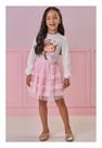 Saia Tule Rosa Kukiê Saia Tule Rosa Kukiê