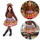 Saia Tutu Cangaceira Infantil Festa Junina São João