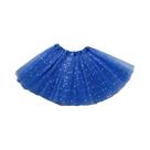 Saia Tutu Com Glitter E Lantejoulas Para Meninas, 3 Camadas De Tule, Pettiskirt Infantil Em Chiffon