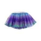 Saia Tutu De Camadas Múltiplas Para Meninas Princesas Com Cintura Elástica Em A, Cores Sortidas