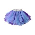 Saia Tutu De Princesa De Tule Irregular Para Meninas, Roupa De Dança De Balé Com Combinação De Cores
