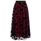 Saia tutu de tule CHICWISH Velvet Bats, cintura elástica feminina