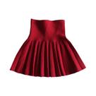 Saia Tutu Mini Plissada De Cintura Alta Para Meninas, Roupas De Princesa Para Outono E Inverno