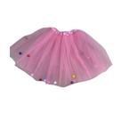 Saia Tutu Pompom 40cm 1 Unidade Sortido Festive