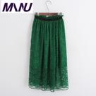 saia verde midi