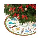 Saia Vibrante Para Árvore De Natal Quebra-Nozes 90/120cm Enfeite De Natal Feliz Natal Ano Novo