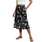Saia Witsmile Summer Chiffon Bohemia Midi branca S