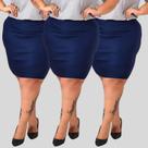 Saias Evangélicas Feminina Plus Size Kit 03 Unidades