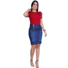 Saias Jeans Evangelicas com elastanos