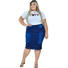 Saias Jeans Evangelicas plus size Saias Jeans Evangelicas plus size