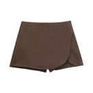 Saias Shorts Femininas Cintura Alta - Zíper Lateral, Estilo Vintage e Chique