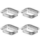 Saída de descida para calha VYH 2" x 3" em alumínio estilo K, kit com 4 unidades Saída de descida para calha VYH 2" x 3" em alumínio estilo K, kit com 4 unidades