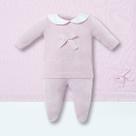 Saída de Maternidade Bebê Rosa Algodão Laço Pérolas- Hug Tamanho:RNCor:Rosa Saída de Maternidade Bebê Rosa Algodão Laço Pérolas- Hug Tamanho:RNCor:Rosa