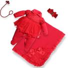 Saida De Maternidade Luxo Vestido Bordado Renda Tule Menina