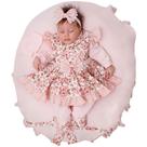 Saída de Maternidade Menina Natalie Floral Rosê 05 Peças Saída de Maternidade Menina Natalie Floral Rosê 05 Peças