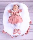 Saida De Maternidade Menina Rosê Luxo Com Vestido E Rendas Saida De Maternidade Menina Rosê Luxo Com Vestido E Rendas