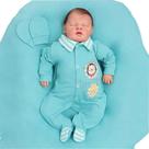 Saída de Maternidade Menino Basic Baby Safari Tiffany 03 Peças