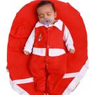 Saída de Maternidade Menino Marinheiro Vermelho 05 Peças