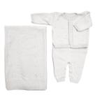 Saída de maternidade tricot 3 peças - luxo Saída de maternidade tricot 3 peças - luxo